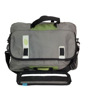 Timbuk2 Command Messenger Bag - Gray & Green - Padded - w/Strap